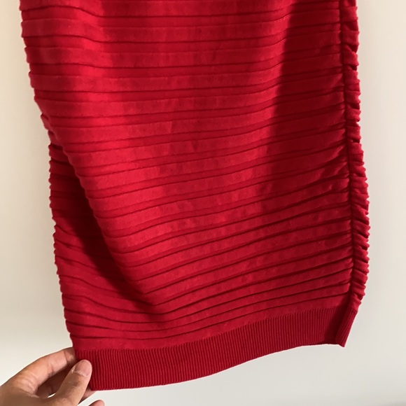 Marciano red bandage sweater dress, medium - Picture 4 of 5